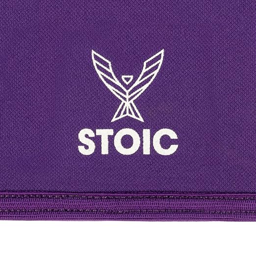 Stoic 7mm Neoprene Knee Sleeves for Men & Women - Purple, X-Small