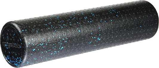 Amazon Basics High Density Foam Roller for Exercise and Recovery, 24 Inches, Blue Speckled
