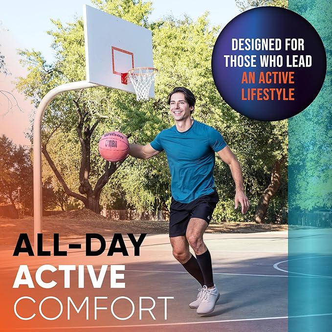 Calf Compression Sleeves for Men and Women - (1 Pair) Footless Compression Socks Support for Varicose Veins, Nursing, Pregnancy, Running - PhysFlex Leg Sleeve Brace for Shin Splints, Pain Relief and Reduces Swelling (Black, Large)
