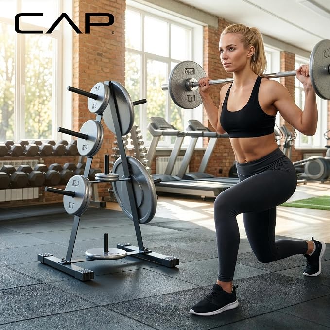 CAP Barbell Weight Plate Rack for 1-Inch Weight Plates