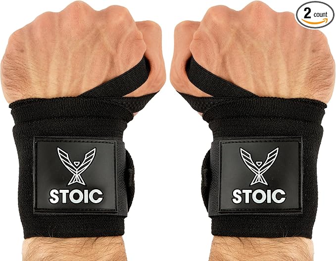 Stoic Wrist Wraps for Weightlifting & Gym Training