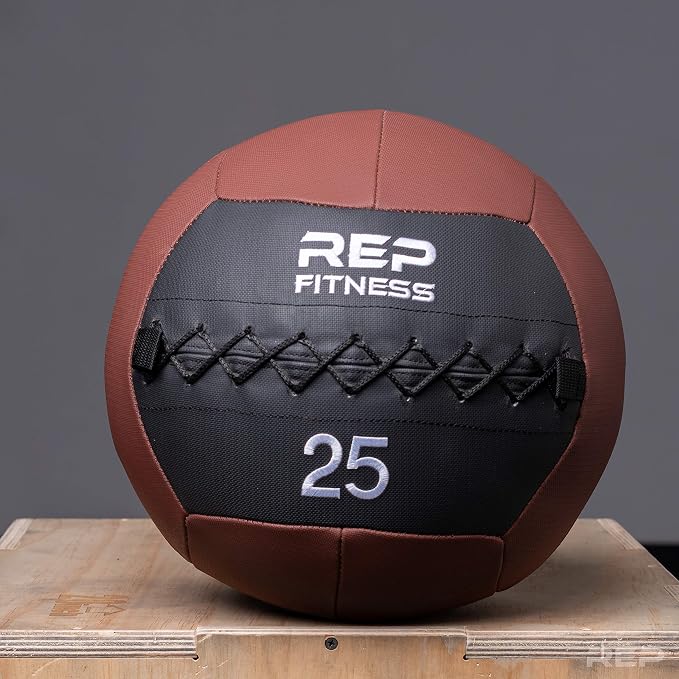 REP Weighted Slam Balls for Home Gym Fitness | 5-30 lb Soft Textured Medicine Ball Sizes | Heavy Sand-Filled Workout Weights for Strength, Core Training, Crossfit, Conditioning & Slam Ball Exercises