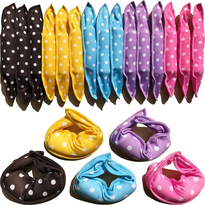 Aimin Heatless Curlers, Soft Hair Curlers To Sleep In, Overnight Heatless Curls For Long Hair, No Heat Foam Curlers, Satin Sponge Rollers For Hair (40 pcs, light colour) …