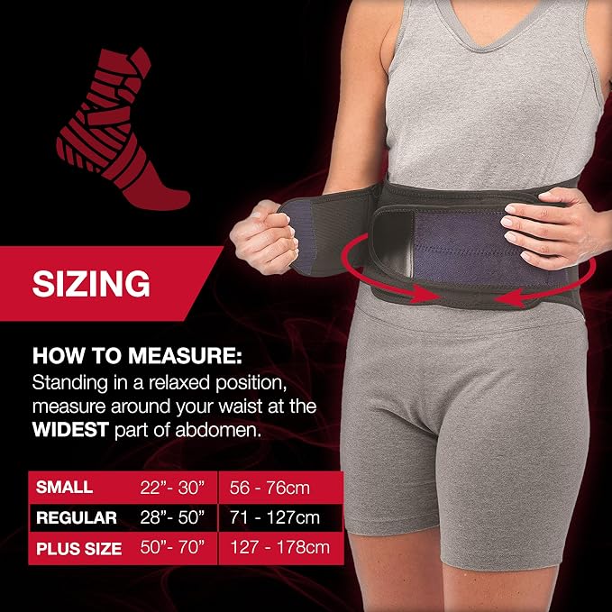 MUELLER Sports Medicine Lumbar Back Brace with Removable Pad, Ideal for Upper and Lower Back Pain, Relief & Support for Men and Women, Strains, Sciatica, Scoliosis