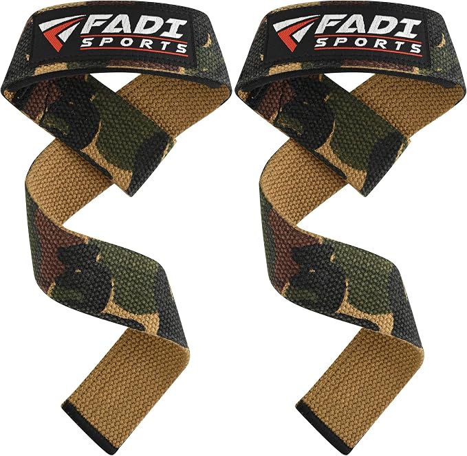 Lifting Wrist Straps for Weightlifting, Bodybuilding, Powerlifting & Deadlifts – 24 Inch Cotton Straps with Padded Neoprene for Strength Training & Grip Support