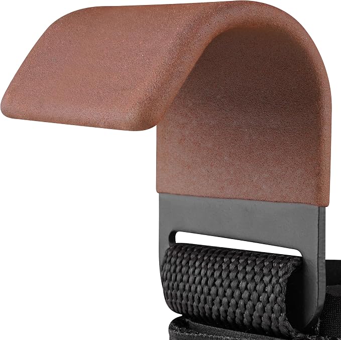Weight Lifting Rod Hooks Heavy Duty Wrist Wraps Power Weight Lifting Training Gym Grips Straps Set of 2