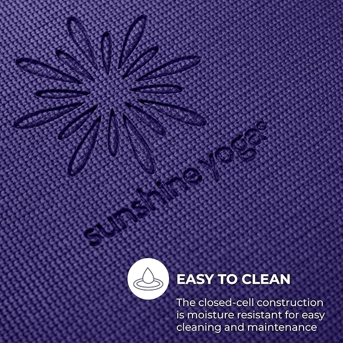 Voyage 5mm Studio Yoga Mats, 6 Pack, 72x24in | Extra Long, Anti-Tear Exercise Mats for Workout, Stretching, Fitness - Non Slip Gym Mats for Home, Schools and Studios