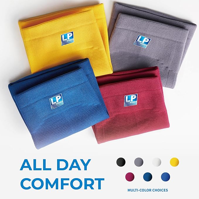 LP SUPPORT 668 Compression Arm Sleeve for Workouts, Sports & Pickleball, Golf and Tennis Elbow Pain relief for Men & Women