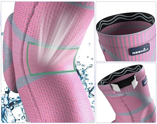 NEENCA Professional Knee Brace, Medical Knee Support for Women & Men Relief | Patented Patella Gel Pad & Side Stabilizers, Compression Sleeve for Knee Pain, Swelling, ACL, PCL, Arthritis, Sports, Workout