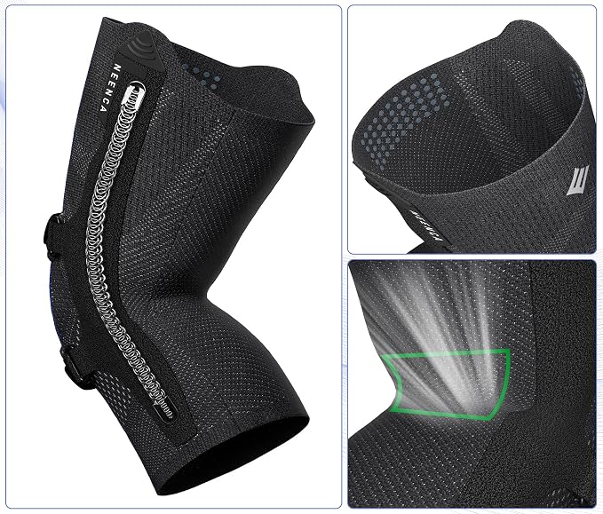 NEENCA Professional Knee Brace, Medical Knee Support for Women & Men Relief | Patented Patella Tendon Strap & Gel Pads & Metal Stabilizers, for Knee Pain, Meniscus Tear, ACL, Joint Pain, Sports, Workout