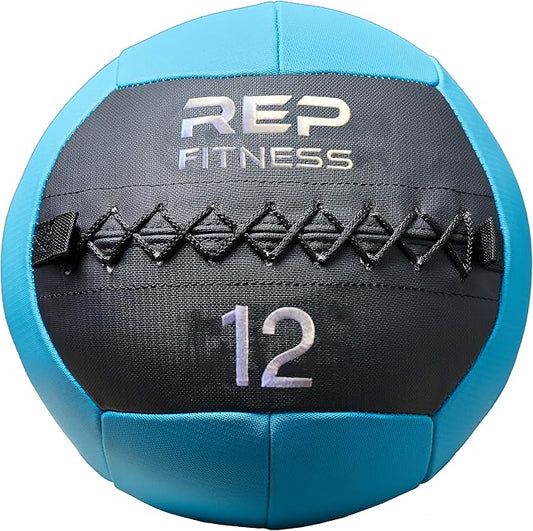 REP Weighted Slam Balls for Home Gym Fitness | 5-30 lb Soft Textured Medicine Ball Sizes | Heavy Sand-Filled Workout Weights for Strength, Core Training, Crossfit, Conditioning & Slam Ball Exercises