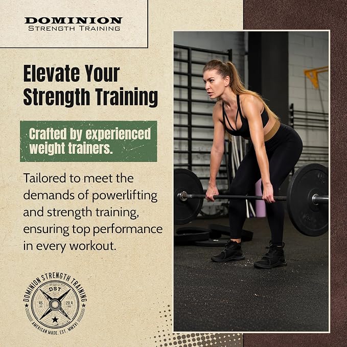 Leather Weight Lifting Belt - Hand Crafted In USA – Starting Strength - Powerlifting Support - Single Ply - 3-Inch Wide, 6mm Thick - Stainless Steel Roller Buckle