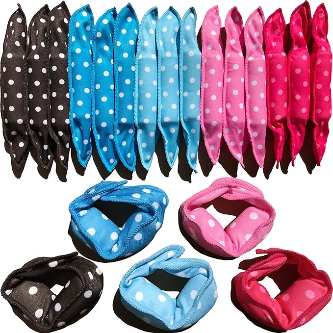 Aimin Hair Heatless Curlers, Soft Hair Curlers To Sleep In, Overnight Heatless Curls For Long Hair, No Heat Foam Curlers, Satin Sponge Rollers For Hair(20 pcs, neutral colour) …