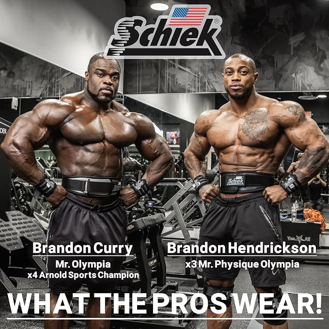 Schiek Sports 3004 Carbon Fiber Lifting Belt - Power Lifting Gym Belts for Lower Back Support