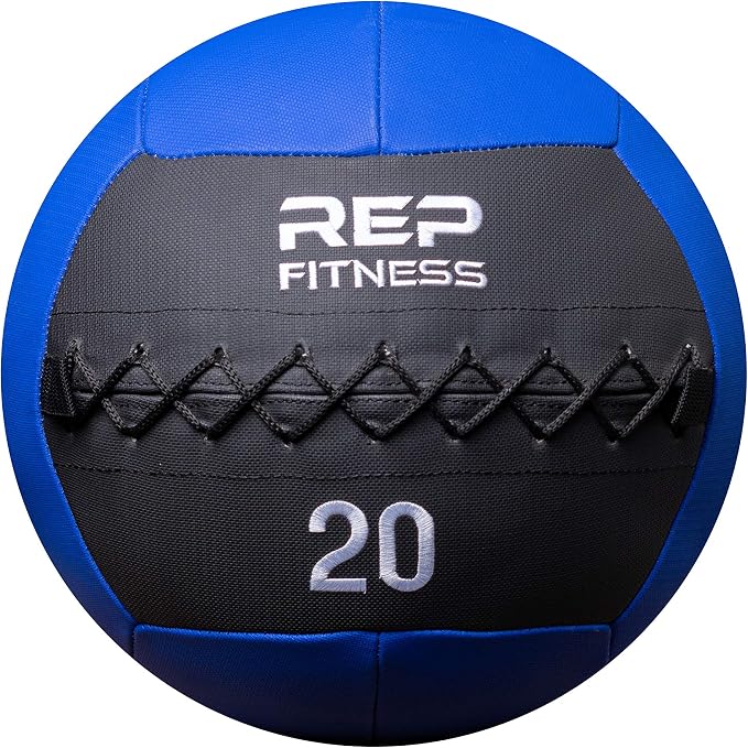 REP Weighted Slam Balls for Home Gym Fitness | 5-30 lb Soft Textured Medicine Ball Sizes | Heavy Sand-Filled Workout Weights for Strength, Core Training, Crossfit, Conditioning & Slam Ball Exercises