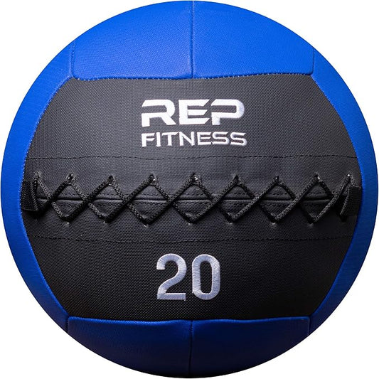 REP Weighted Slam Balls for Home Gym Fitness | 5-30 lb Soft Textured Medicine Ball Sizes | Heavy Sand-Filled Workout Weights for Strength, Core Training, Crossfit, Conditioning & Slam Ball Exercises