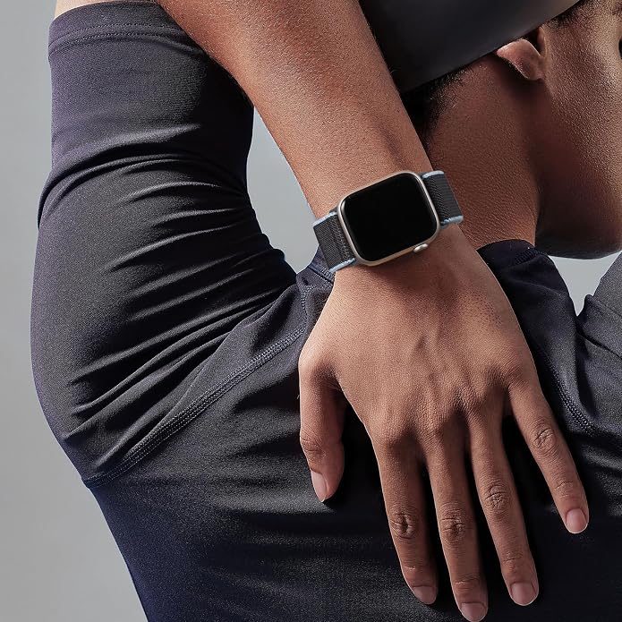 Adorve Stretchy Band Compatible with Apple Watch Bands Ultra 3/2/1 49mm 46mm 45mm 44mm 42mm 41mm 40mm 38mm Men Women, Soft Nylon Elastic Braided Strap Fits for iWatch Series 11/10/9/8/7/6/5/4/3/SE3-1