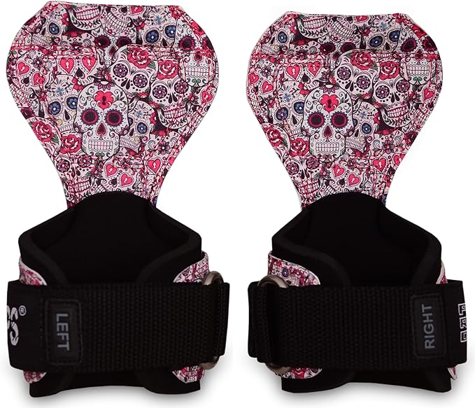 Cobra Grips Weight Lifting Gloves with Adjustable Neoprene Padded Wrist Wraps - Heavy Duty Alternative to Power Lifting Hooks for Deadlifts