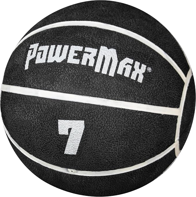 Gill Athletics PowerMax Weighted Rubber Medicine Ball - Weighted Exercise Ball, Medicine Balls for Exercise, Wall Ball or Slam Ball for Strength Training, Indoor/Outdoor Workout Ball