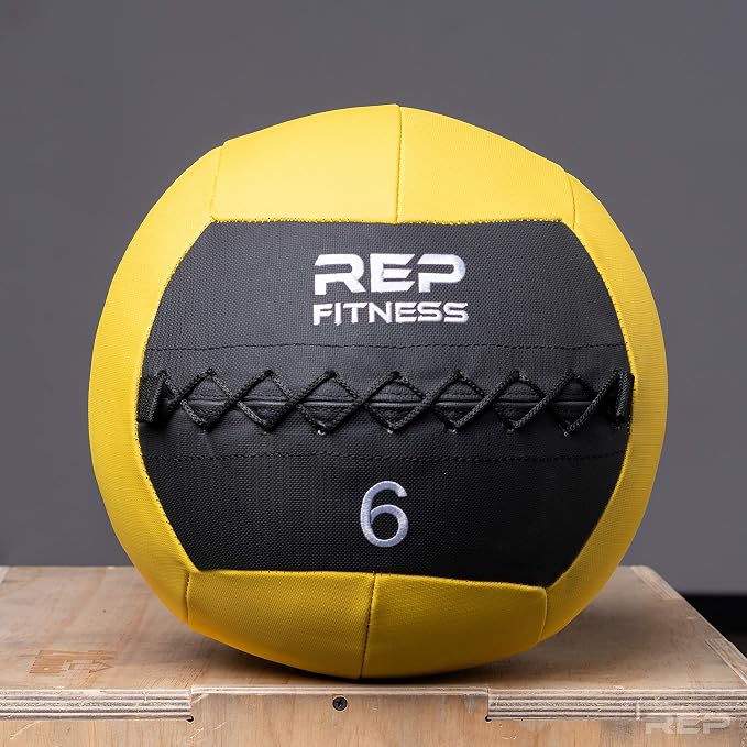 REP Weighted Slam Balls for Home Gym Fitness | 5-30 lb Soft Textured Medicine Ball Sizes | Heavy Sand-Filled Workout Weights for Strength, Core Training, Crossfit, Conditioning & Slam Ball Exercises