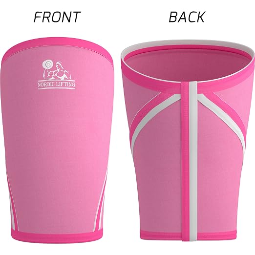 Nordic Lifting Neoprene Knee Sleeves, Men & Women, S | Built for weightlifting & powerlifting – 7mm neoprene compression that supports you through squats and strength training