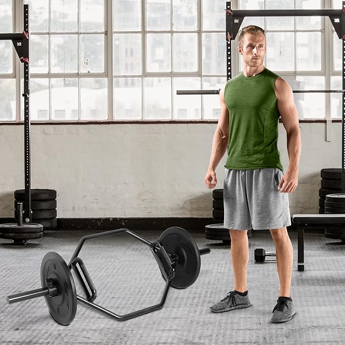 CAP Olympic Trap Bar | Heavy-Duty Hex Shrug & Deadlift Weight Bar