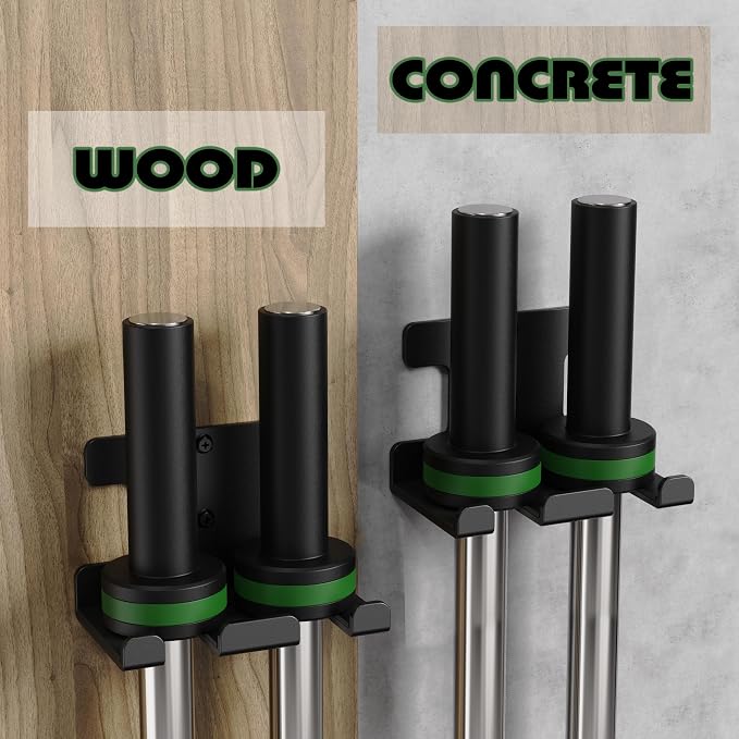 Barbell Rack Barbell Holder Wall Mount Barbell Storage Holder Olympic Bar Hanger for Home, Commercial, Garage Gym