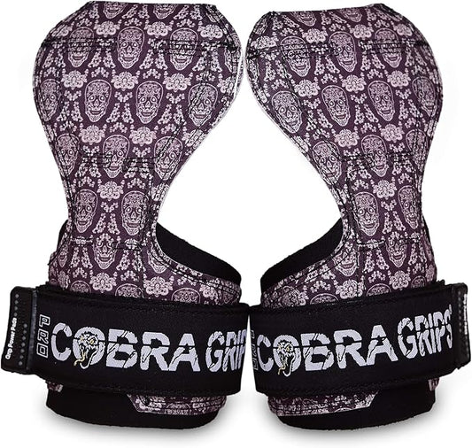 Cobra Grips Weight Lifting Gloves with Adjustable Neoprene Padded Wrist Wraps - Heavy Duty Alternative to Power Lifting Hooks for Deadlifts