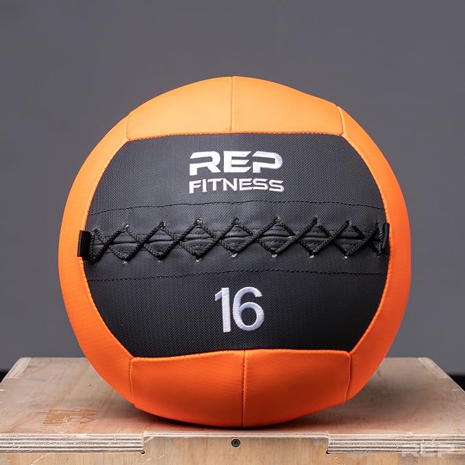 REP Weighted Slam Balls for Home Gym Fitness | 5-30 lb Soft Textured Medicine Ball Sizes | Heavy Sand-Filled Workout Weights for Strength, Core Training, Crossfit, Conditioning & Slam Ball Exercises