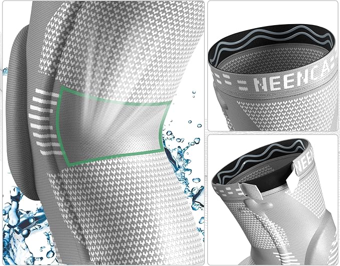 NEENCA Professional Knee Brace, Medical Knee Support for Women & Men Relief | Patented Patella Gel Pad & Side Stabilizers, Compression Sleeve for Knee Pain, Swelling, ACL, PCL, Arthritis, Sports, Workout