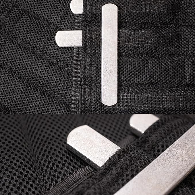 Mavee Fractional Weight Vest Plates, Rustproof Solid Steel Inserts for Rucking, Tactical Carrier & Strength Training