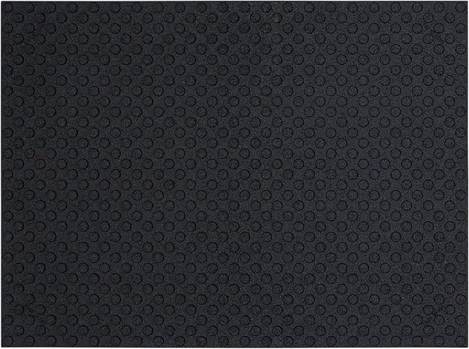 Mohawk Home Heavy Duty Rubber Stall Mat - Gym Floor- Under Dog Crate - All Purpose Utility 3' x 4' - 1/2" Thick - Diamond Texture