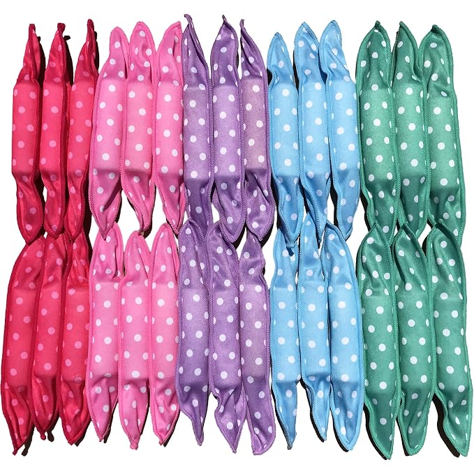 40Pcs Soft Curlers To Sleep In Overnight Hair Rolllers Curlers For Long Hair Pillow Sponge Rollers For Curly Hairstyle
