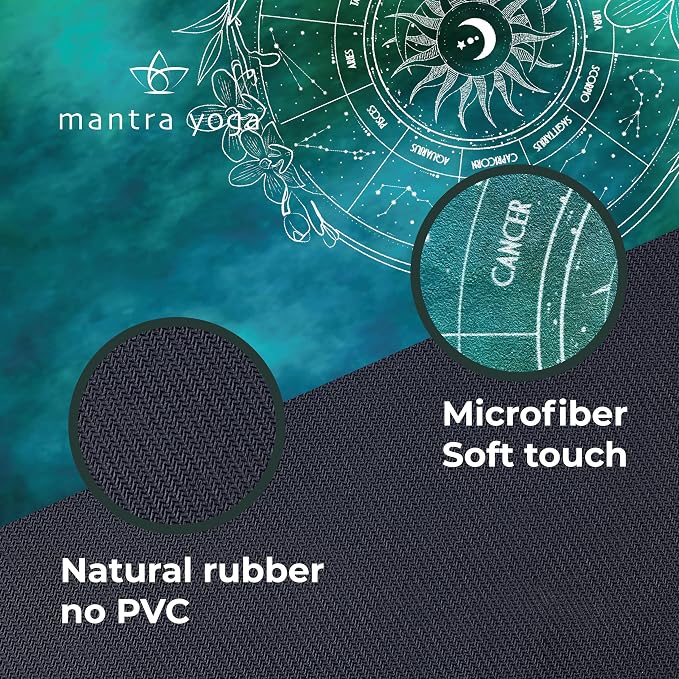 Mantra Yoga Travel PRO 1.5mm with Knee Pad - Foldable Fitness & Exercise Mat with Bag | Lightweight, Compact & Eco-Friendly | Non-Slip & Washable | For All Types of Yoga | 72" L x 24" W | 2.6 lbs