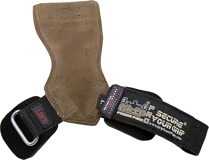 Lifting Grips PRO Weight Gloves Heavy Duty Barbell Gymnastics Straps Alternative to Power Hooks Deadlifts Adjustable Neoprene Padded Wrist Wrap