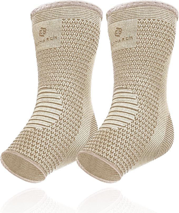 Benmarck Achilles Tendon Support Brace, Plantar Fasciitis Sock, Ankle Compression Sleeve For Running, Tendonitis and Flat Feet Relief