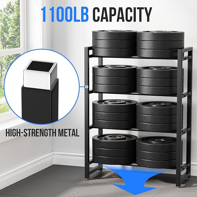 3 Tier Dumbbell Rack, Weight Rack for Home Gym