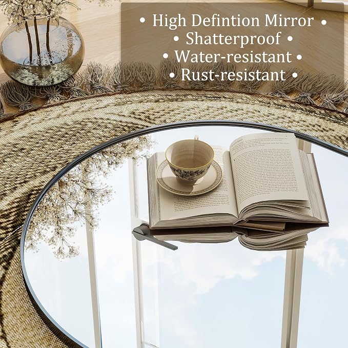 Arched Full Length Mirror 59"x16" Leaning Hanging Decor Black | Standing Body Mirror with Aluminum Frame for Bedroom Cloakroom Living Room Make-up Gift