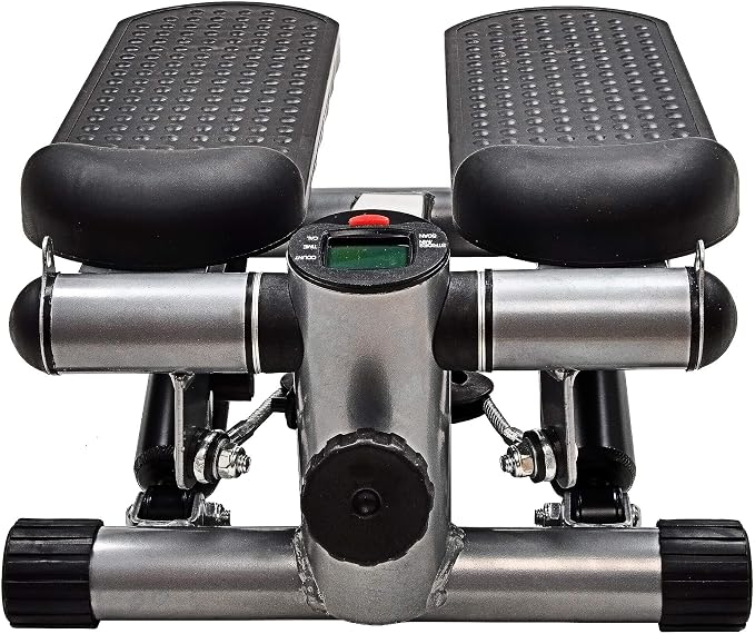 Fitvids Pre-Assembled Adjustable Mini Stepper Stair Stepper Stepping Machine with Resistance Bands