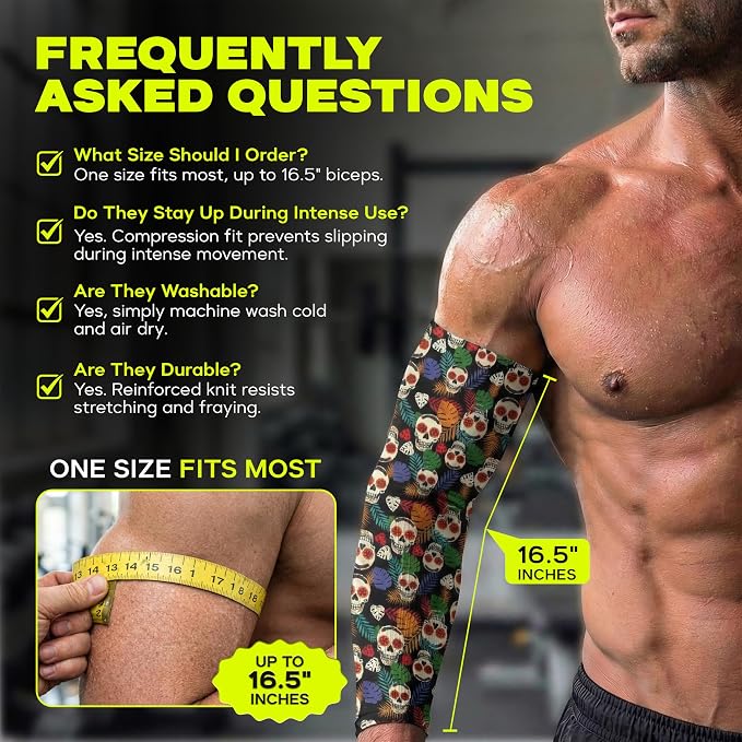ARMORAY Arm Sleeves for Men and Women - UV Sun Protection Cooling Compression - Tattoo Cover Up Sleeve for Daily Wear & Work
