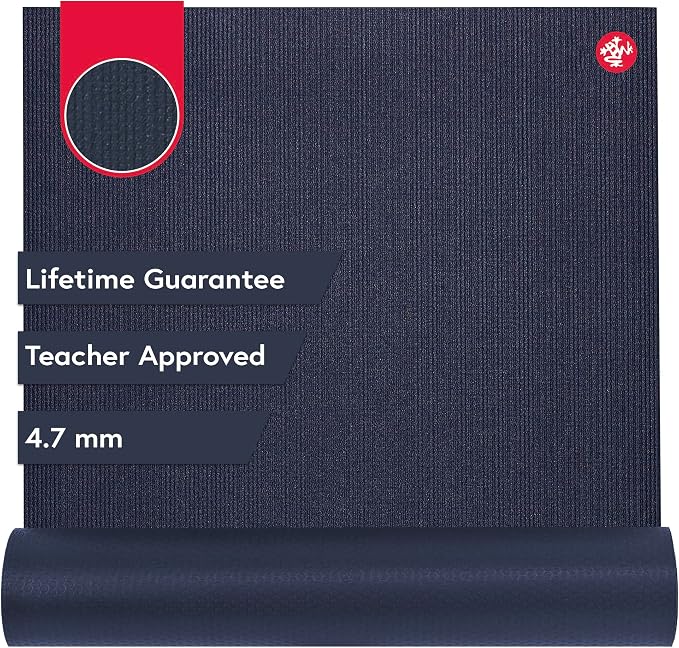 Manduka PROlite Yoga Mat 4.7mm | Lifetime Durability | Hygienic Construction | Teacher Approved