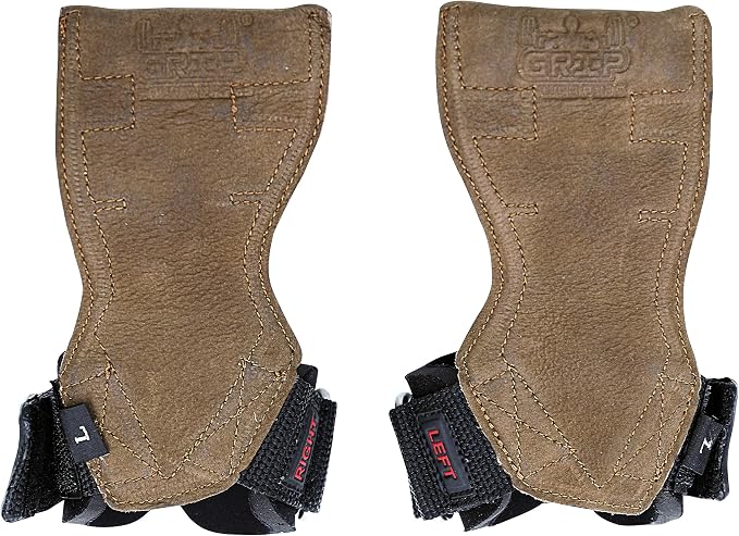Lifting Grips PRO Weight Gloves Heavy Duty Barbell Gymnastics Straps Alternative to Power Hooks Deadlifts Adjustable Neoprene Padded Wrist Wrap