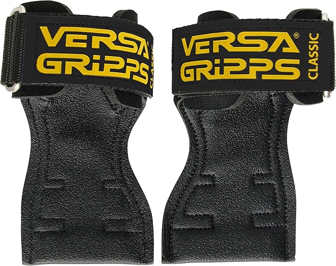 Versa Gripps® Classic Wrist Straps, Train Better, Choose Size and Color | Replaces Straps, Gloves & Hooks, Shorter Palm Piece, Quick Transitions, Handcrafted in the USA