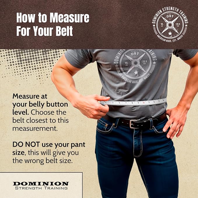 Leather Weight Lifting Belt - Hand Crafted In USA – Starting Strength - Powerlifting Support - Single Ply - 3-Inch Wide, 6mm Thick - Stainless Steel Roller Buckle