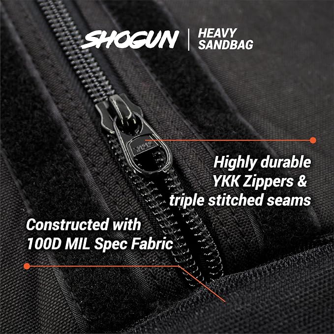 Shogun Sandbags for Working Out – Heavy Duty Workout Sandbag for Weight Training, Cross Training, Strongman, Fitness & Military Use – Adjustable Exercise Sand Bags for Full Body Training