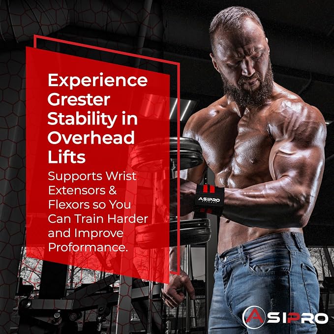 Wrist Wraps for Weightlifting 18" Wrist Straps for Weightlifting Weight Lifting Wrist Wraps for Men & Women, Muñequeras para Gym Wrist Support for Working Out, Gym Wrist Wraps for Powerlifting
