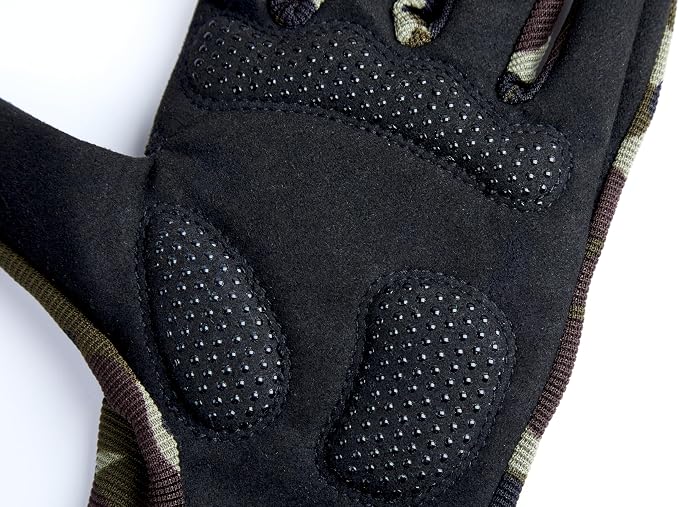 Full Finger Workout Gloves for Men, Full Palm Protection Deep | Breathable Gym Exercise Weight Lifting Gloves, Exercise, Fitness, Training, Cycling, Anti-Slip
