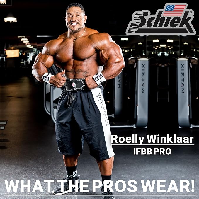 Schiek Sports Heavy Duty Model Wrist Wraps - Gym Workouts Wrist Support - Weight Lifting