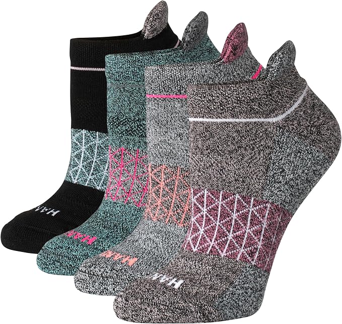 Hanes Women's Socks, 4-pack, Absolute Active Cushioned Moisture-wicking Best Women's Socks, Crew, Ankle and No Show
