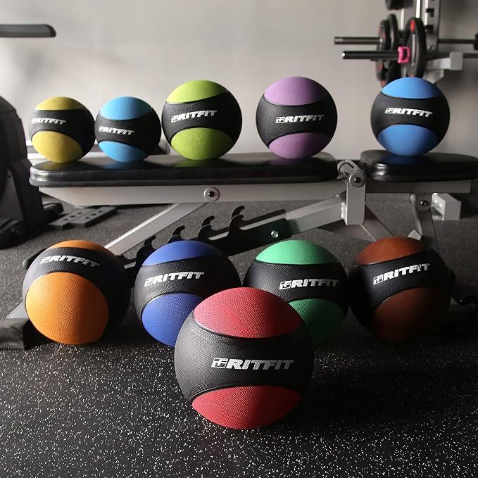 RitFit Balance Training, Coordination Fitness - Multiple Weights & Colors | Workout Exercise Ball for Core Strength, Balance Training, Coordination Fitness